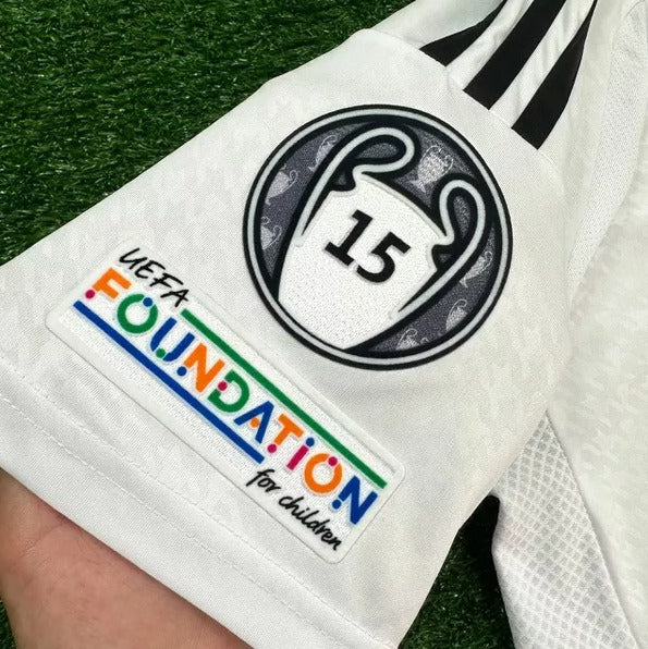 Camisa Real Madrid , VINI JR, MBAPPÉ, RODRYGO, BELLINGHAM + Patch